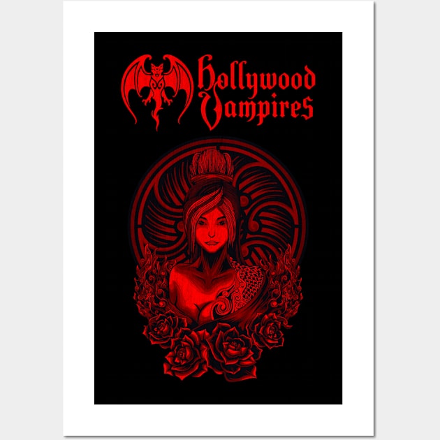 Hollywood Vampires"Whole Lotta Love" Wall Art by Rooscsbresundae